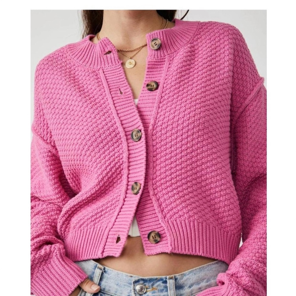 Lila Cotton-Blend Cardigan - New Without Tags